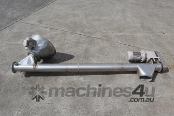 Stainless Steel Hopper Screw Auger Feeder - 2.7m Long Screw