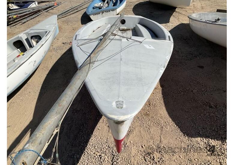 caption Unbranded Fibreglass Sail Boat