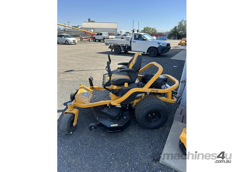 caption Cub Cadet Zero Turn Mower 54
