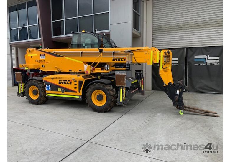 caption Dieci 38.16 Rotational Telehandler with Pallet Forks & Winch, late model, Low Hours