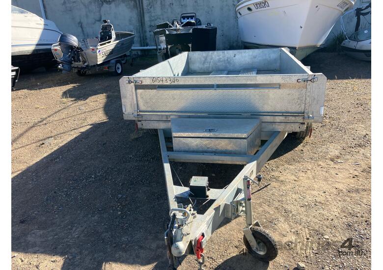 caption 2023 NT Trailers Tandem Axle Tipping Box Trailer
