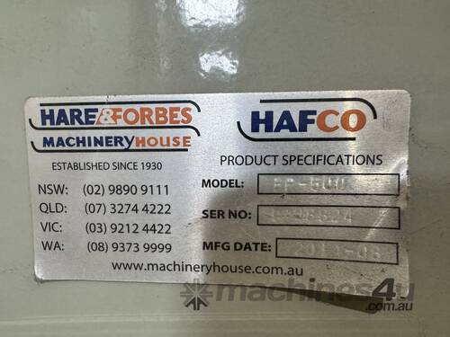 2014 Hafco BP-500 Wood Bandsaw