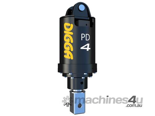 Digga PD4S unit - Planetary Drive unit with Hoses - 75mm square output drive - WA STOCK
