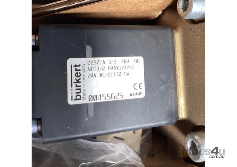 Burkert Model 0290 Brass Body Solenoid Valve