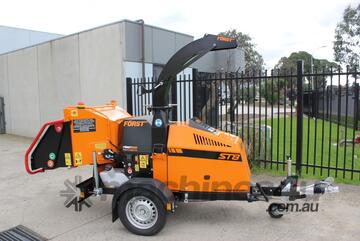   Forst ST8D - Trailer Mounted 8-inch Wood Chipper | Started Work: 21-Mar-25
