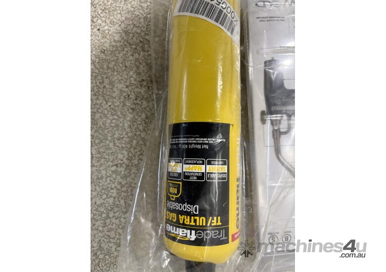 caption Bossweld Pro-Torch Head and Tradeflame TF/Ultra Gas Bottle (Police Lost & Stolen)