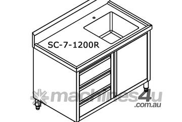 Sc 7 1200R H Cabinet With Right Sink