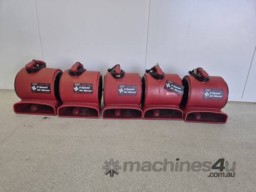 caption 5x Full Boar Portable Commercial Dryers