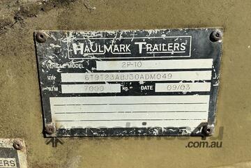 2003 Haulmark 2P10 Tandem Axle Trailer