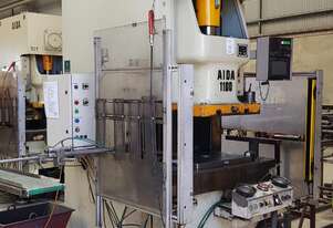 Used Aida Gap Frame (C Frame) 110 Ton NC1-1100 (1E) Stamping Press