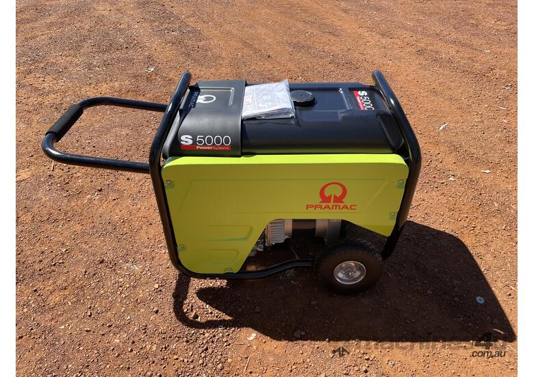 1 x 5.3KVA Pramac Generac Portable Generator (Brand New) UNRESERVED