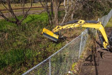 FEMAC T3-90 Flail Mower/Mulcher for 1.5-3.5T Excavators