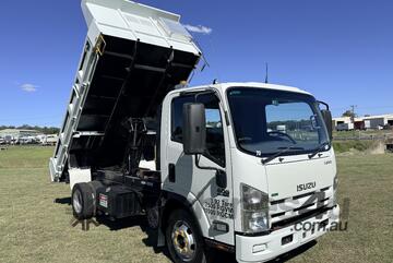Isuzu NPR400 Medium Single Cab 4x2 Factory Steel PTO Tipper Truck. Ex Council.