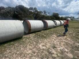 4x UNUSED Humes DN1350 Class 4 Jacking Pipe Assemblies - Dimensions per Each 1625mm (W) x 2500mm (L) - picture0' - Click to enlarge