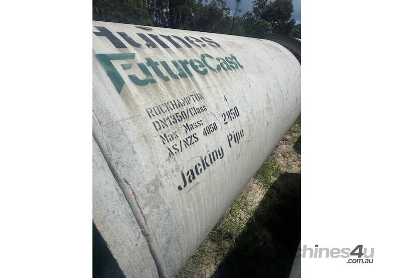 4x UNUSED Humes DN1350 Class 4 Jacking Pipe Assemblies - Dimensions per Each 1625mm (W) x 2500mm (L)