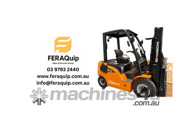 FERAQuip ($219 Per Week) Finance Available 2.5t High Voltage Lithium Electric Forklift -