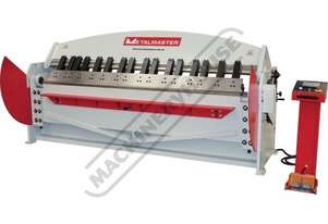 PB-860T Hydraulic NC Panbrake - Ezy Touch Screen Control 2500 x 6mm Mild Steel Bending Capacity Prog