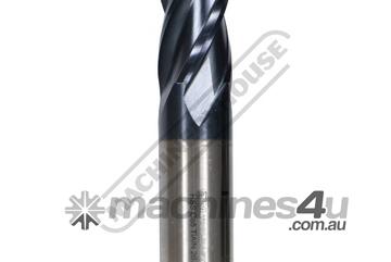 4FSS-20 20mm Metric End Mill HSS with 5% Cobalt TiAIN Coating