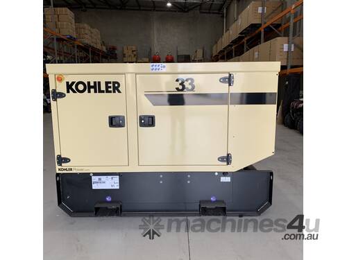 KOHLER KD33IV Diesel Generator Enclosed-240L Extended Tank | Made in France