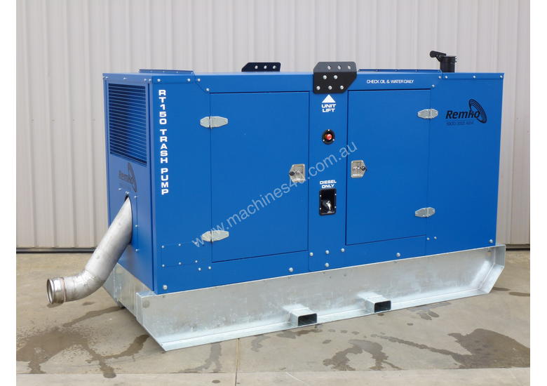 caption Remko RT-150 Silenced Diesel Pump Package
