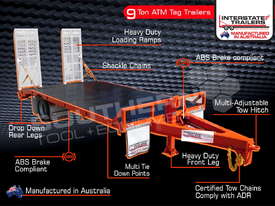9 Ton Tag Trailer ABS complaint 9000KG ATM ATTTAG - picture2' - Click to enlarge