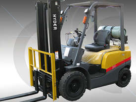 Hyder 4.0 ton DUAL FUEL Gasoline/LPG forklift 6 Mtr lift Height.  - picture0' - Click to enlarge