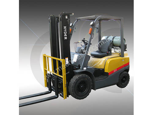 Hyder 4.0 ton DUAL FUEL Gasoline/LPG forklift 6 Mtr lift Height. 