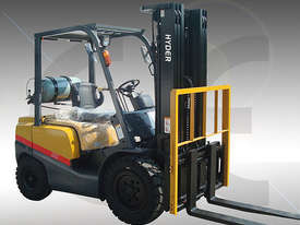 Hyder 4.0 ton DUAL FUEL Gasoline/LPG forklift 6 Mtr lift Height.  - picture0' - Click to enlarge