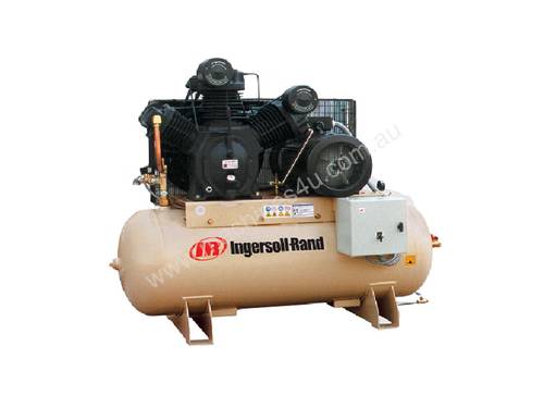 Ingersoll Rand 3000E20/8 High Efficiency 2-Stage 20hp 70cfm 125psi Reciprocating Air Compressor