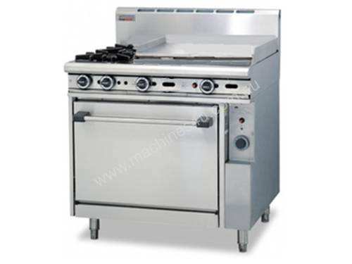 Trueheat Gas 2 Open Top Burners 600 Griddle Gas Oven R90-2-60GR