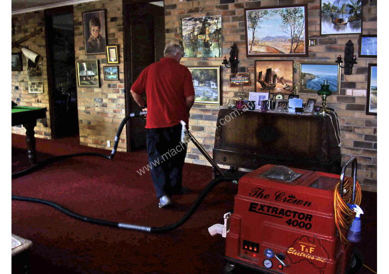 caption Cleaning equipment and Ford Transit van
