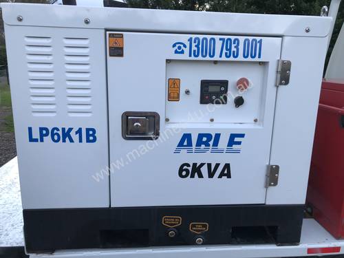 Able 6kva diesel generator