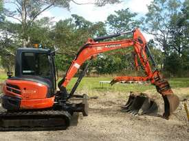 Kubota U55-4 with buckets - picture0' - Click to enlarge
