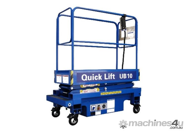 New 2019 QUICK LIFT 10ft Push around Scissor Lift Scissor Lift in
