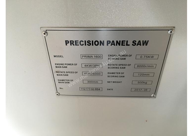 caption NEAR NEW 1.6 M SLIDING TABLE PANEL