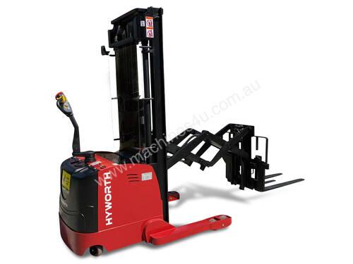 HYWORTH 1.5T Double Deep Walkie Reach Stacker Forklift FOR SALE