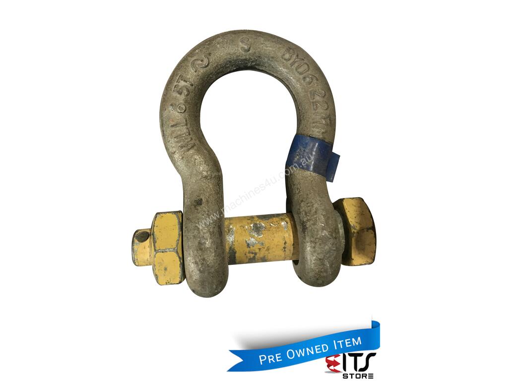 Used Unknown Bow D Shackle 6 5 Ton Crane Rigging Equipment Shackles in