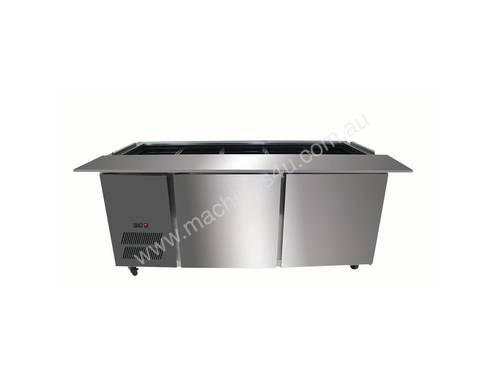 PG150FA-B Bench Station Two Door - 4x1/1 GN Pans