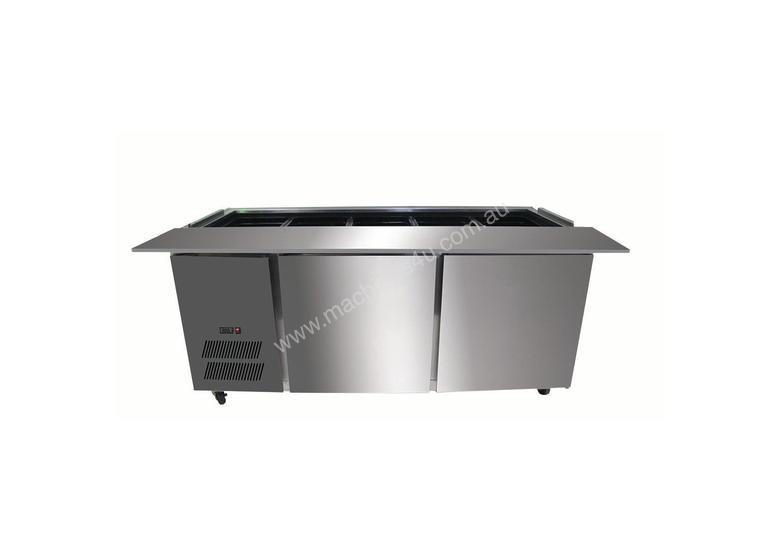 caption PG150FA-B Bench Station Two Door - 4x1/1 GN Pans
