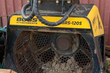 2018 Boss BR120, 13T Excavator Rotating Screen. AS180