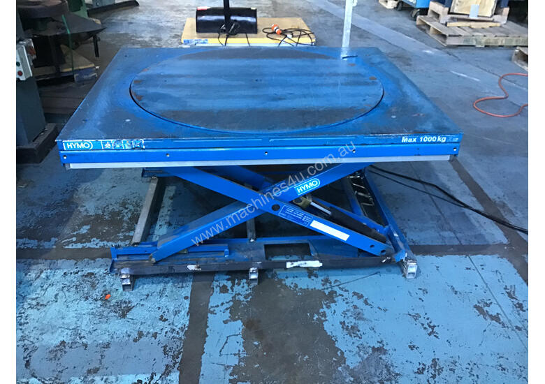 Used Hymo Hymo Optima Lift Table Rotary Scissor Lift Table Electric