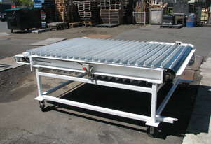 Air Driven Cleated Belt Conveyor - 2.3m long