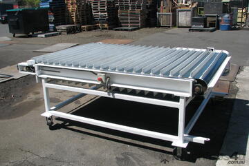 Air Driven Cleated Belt Conveyor - 2.3m long