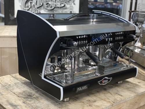 WEGA POLARIS TRON 2 GROUP BLACK BRAND NEW ESPRESSO COFFEE MACHINE