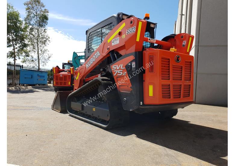 caption Kubota SVL75-2 for sale - LOW HOURS