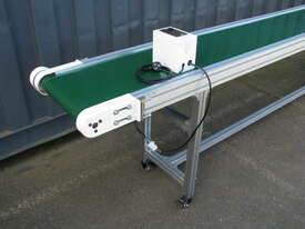 Long Motorised Belt Conveyor Variable Speed - 5m long - picture1' - Click to enlarge