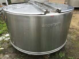 1,850ltr Dimple Jacketed Stainless Steel Tank - picture0' - Click to enlarge