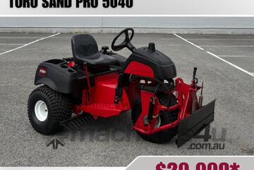 Toro Sand Pro 5040: 18 hp, Ultimate Bunker Rake for Precision Sand Grooming!