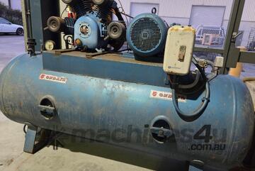 Swan 20hp +950L Tank $2650. Ingersoll 10hp $1950. Pilot K50SI 98hrs $5950. Kaeser Oil-Free 240v