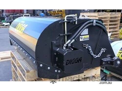 caption Skid Steer Bucket Broom (size 1800mmx 24